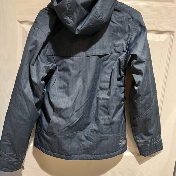 SIMS Blue Women's Hooded Snowboarding Ski Jacket Small - Picture 2 of 12